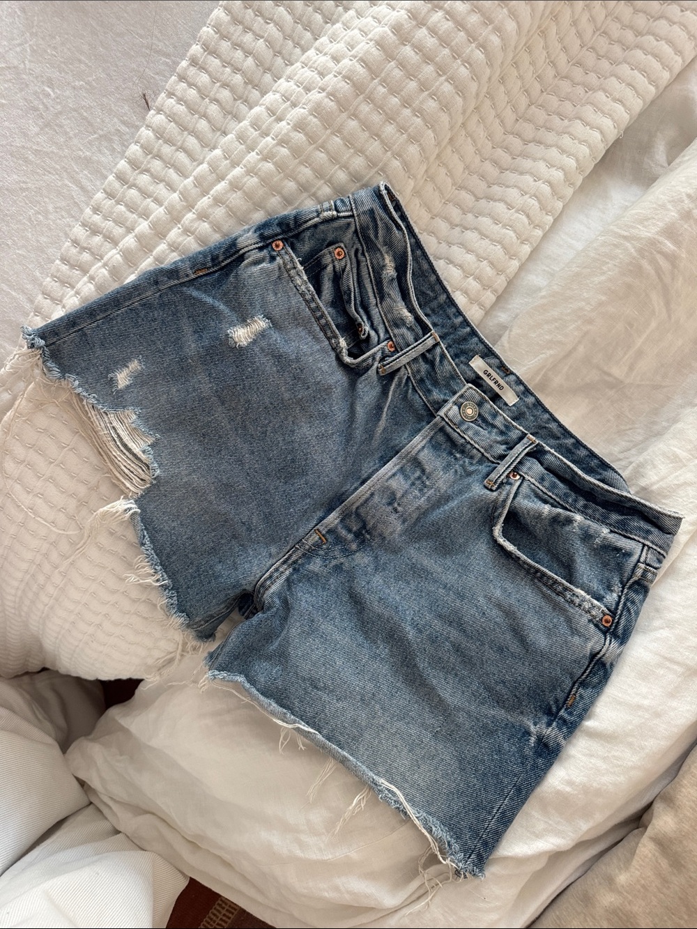 GRLFRND Denim Shorts - Blue